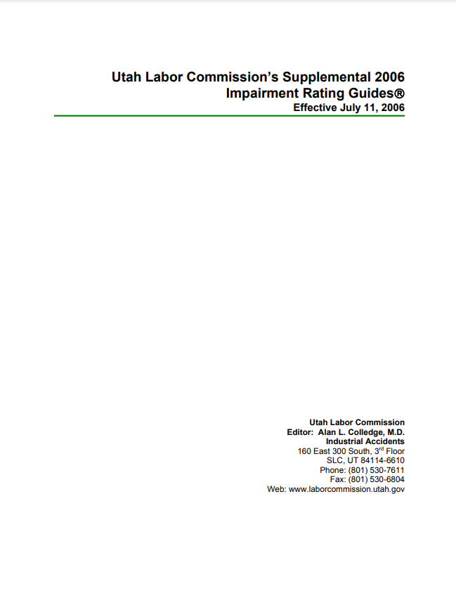 2006 Impairment Guide