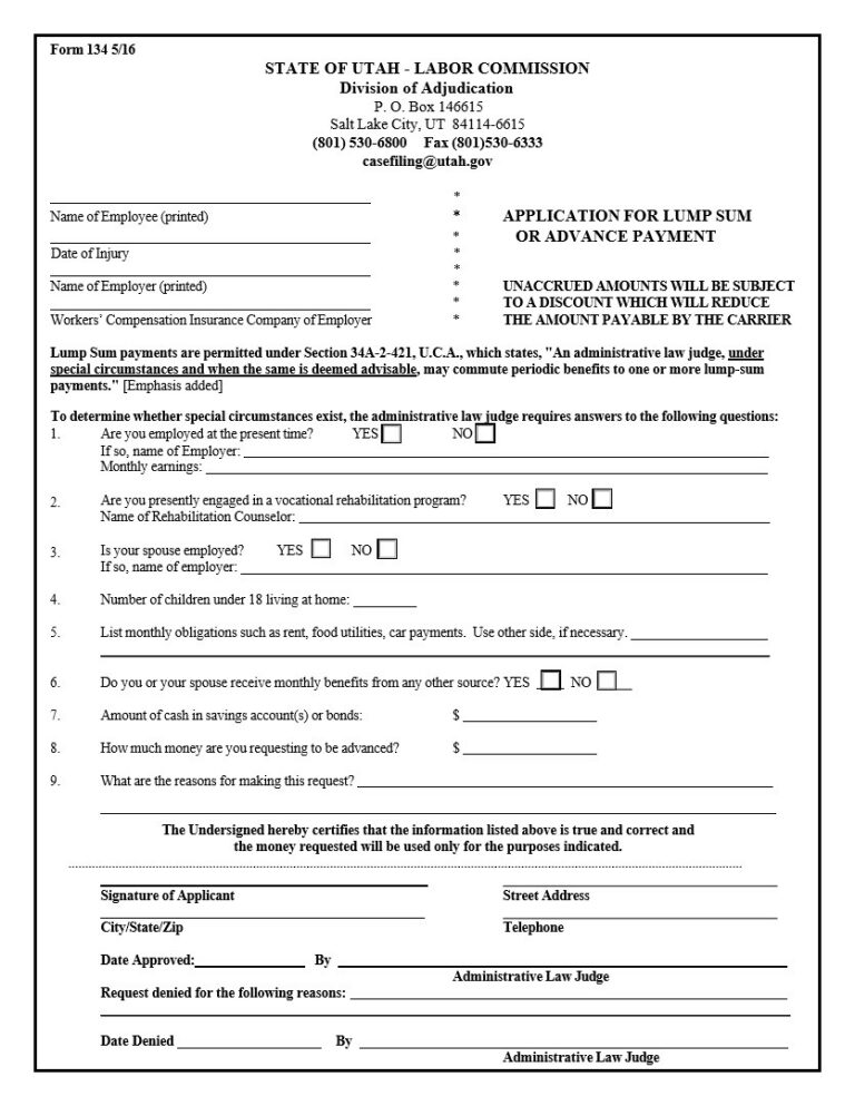 Form 134