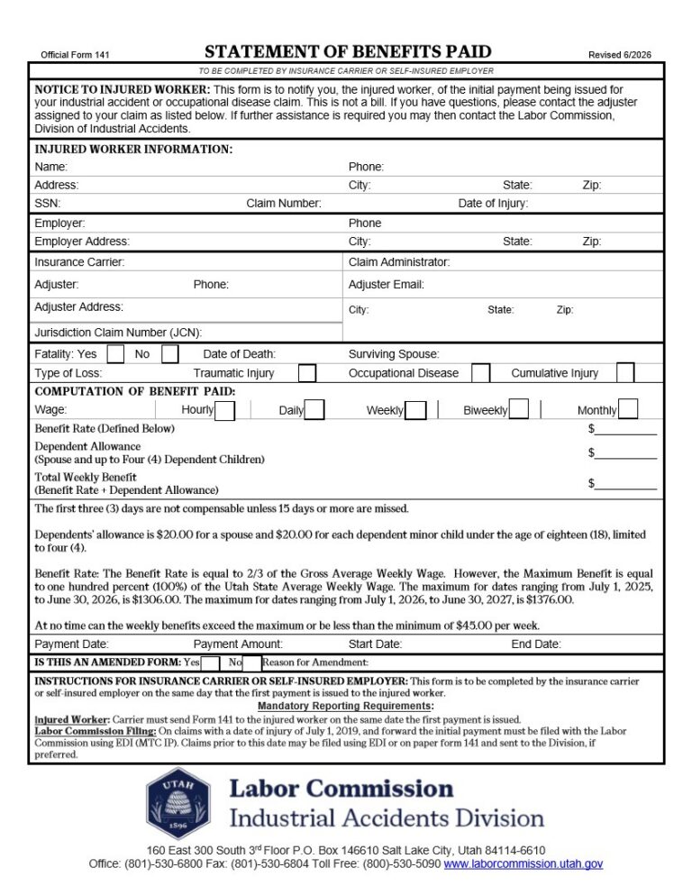 Form 141