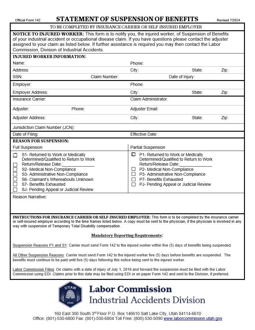 Form 142