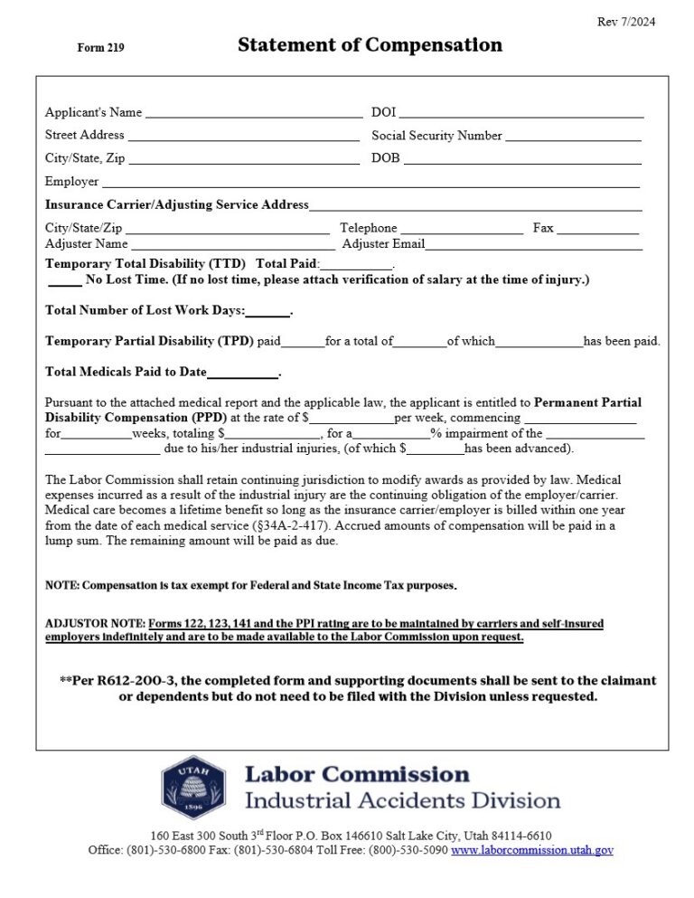Form 219