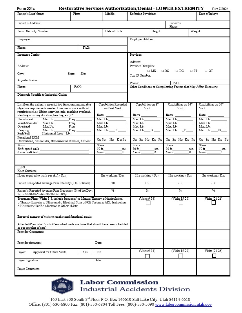 Form 221 C