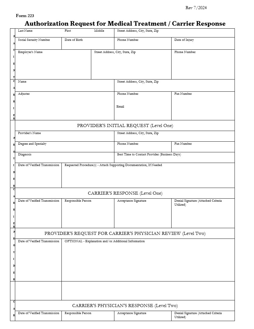 Form 223